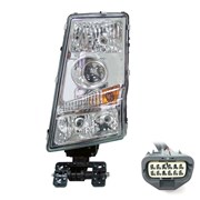 FAROL PRINCIPAL, ELÉCTRICO, ESQUERDO, CONECTOR QUADRADO