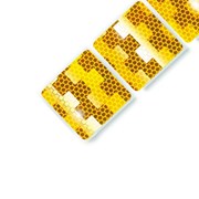 FITA ADESIVA REFLEXIVA, AMARELO (SEGMENTADA)